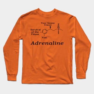 Adrenaline Zombies for light backgrounds Long Sleeve T-Shirt